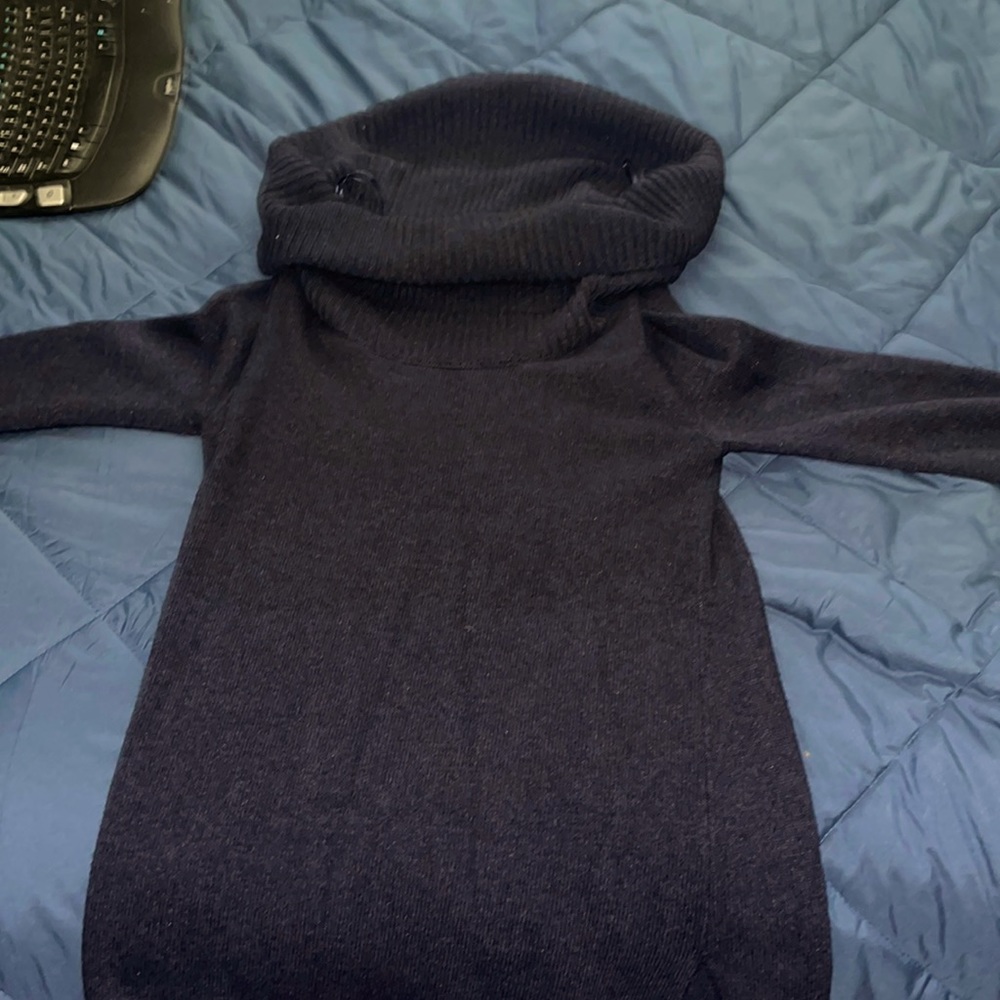This is an XL dark blue UGG turtleneck sweater.